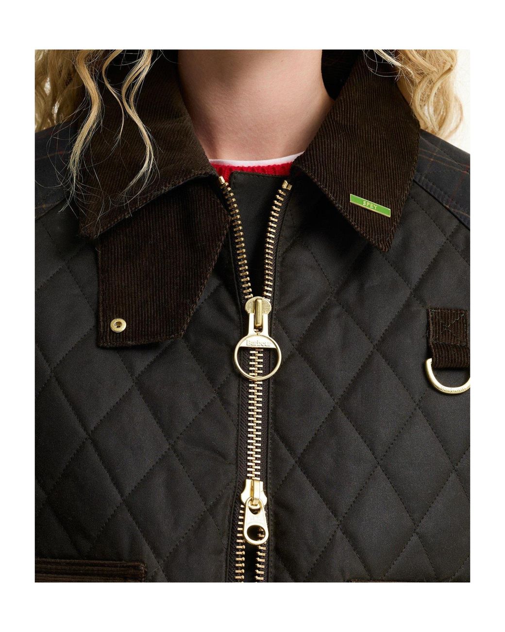 Barbour Black Quilted Jacket