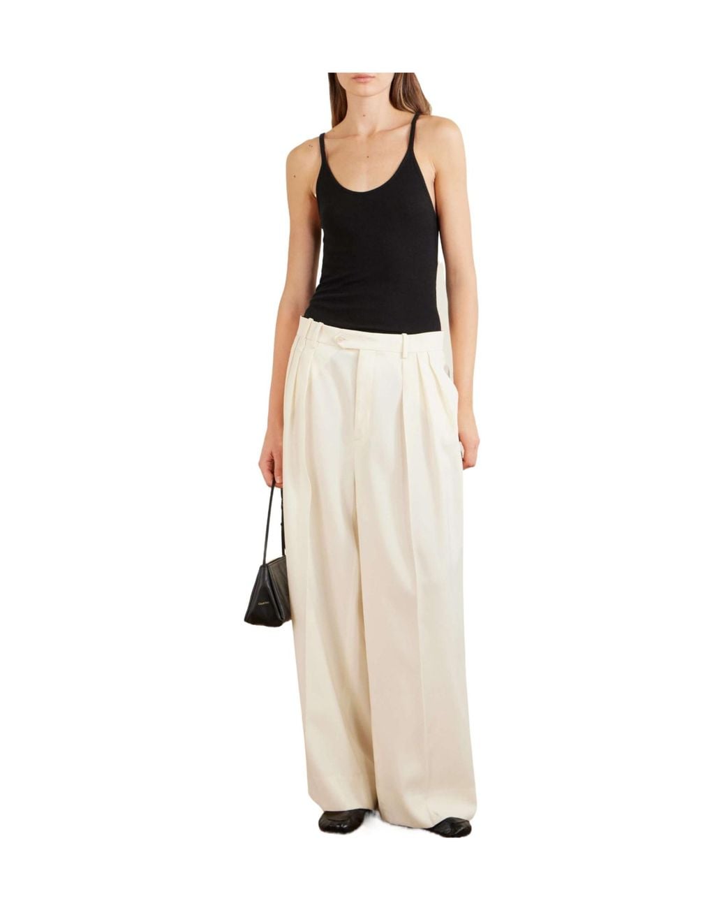 Calvin Klein Black Alicia Cotton-Blend Jersey Tank Top