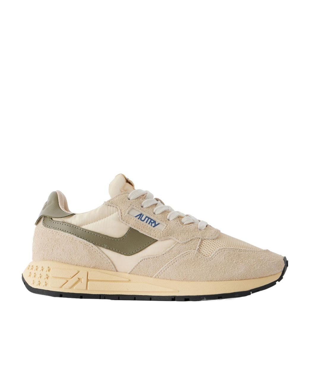 Autry White Reelwind Low-Top Sneakers