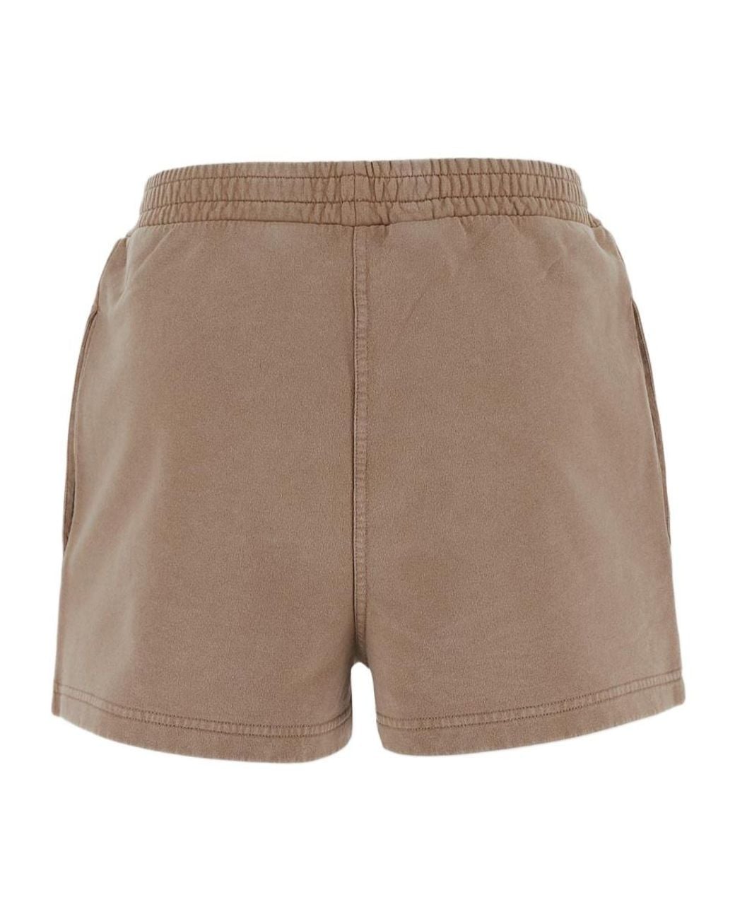 Fendi Natural Logo Detailed Sweat Shorts