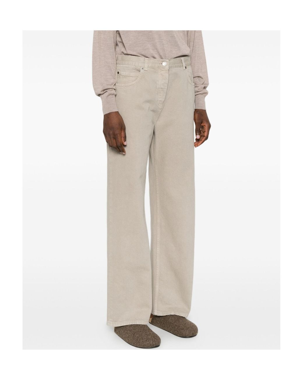 The Row Gray Finbar Jeans