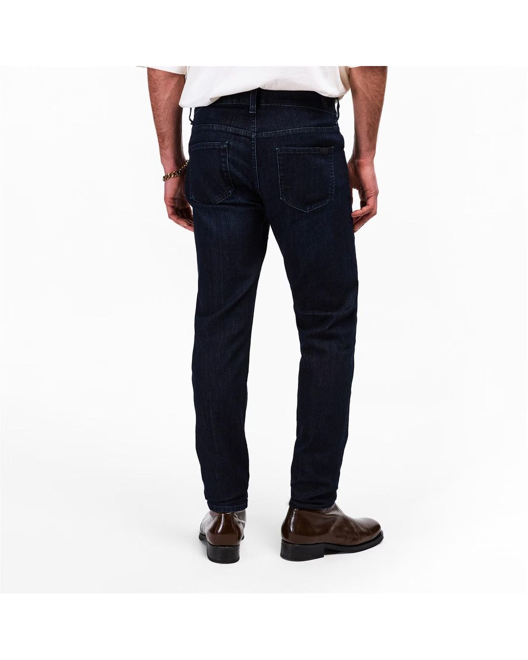 7 For All Mankind Blue 7Fam Slimmy Tapered Sn62 for men