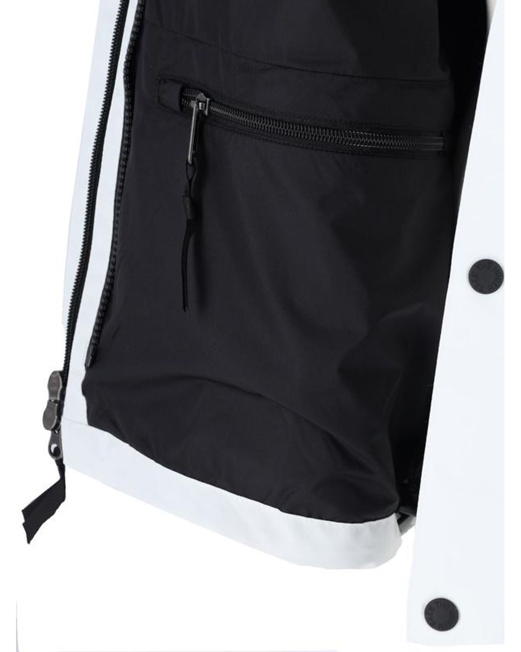 The North Face White Panelled Hooded Jacket for men
