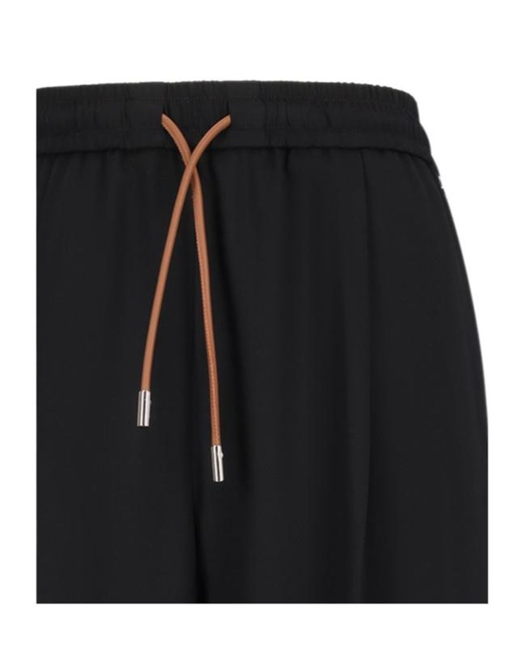 Herno Black Drawstring Trousers