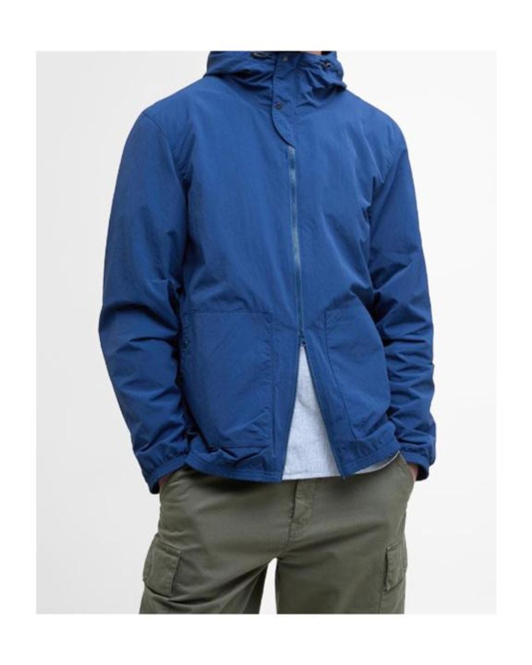 Barbour Blue Riverdale Showerproof Jacket for men