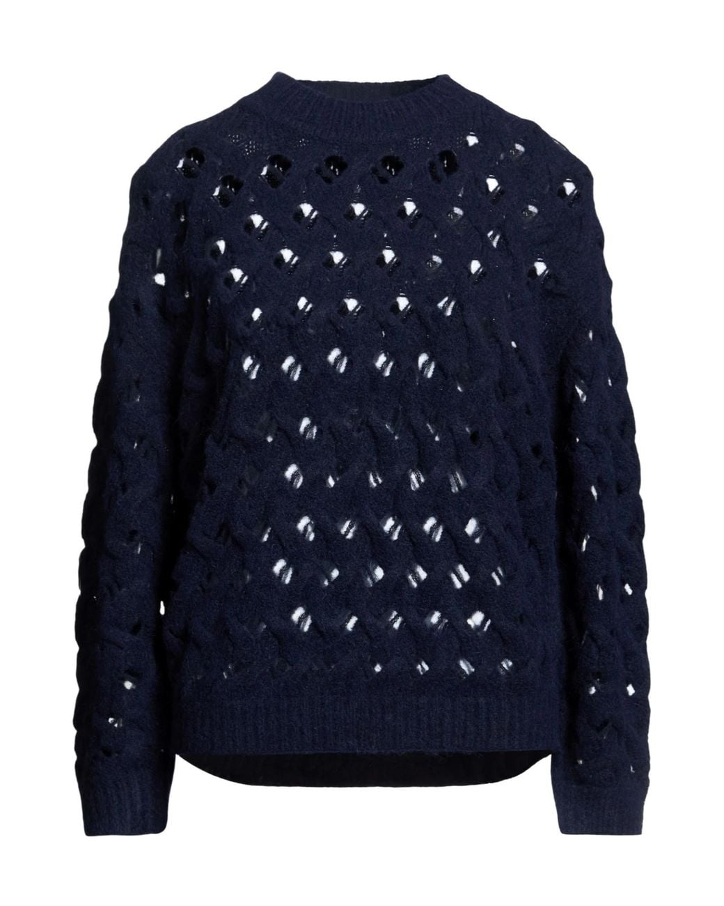 Isabel Marant Blue Solid-Colored Knit Top