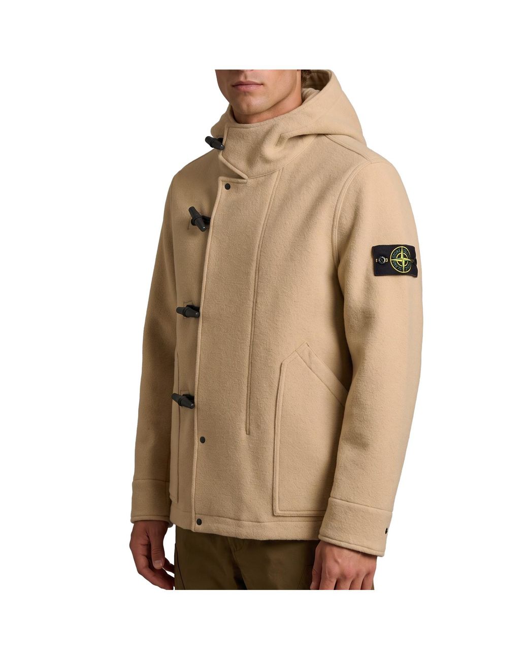 Stone Island Natural 4100039 Heavy Melton for men