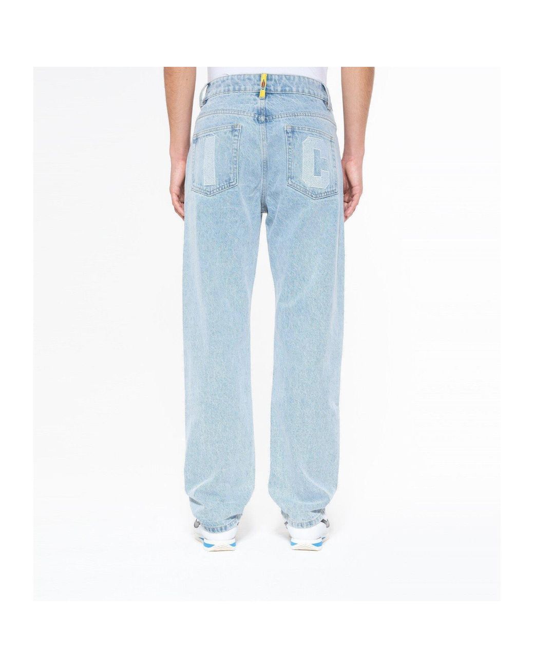 ICECREAM Blue Run Dog Straight Leg Jeans for men