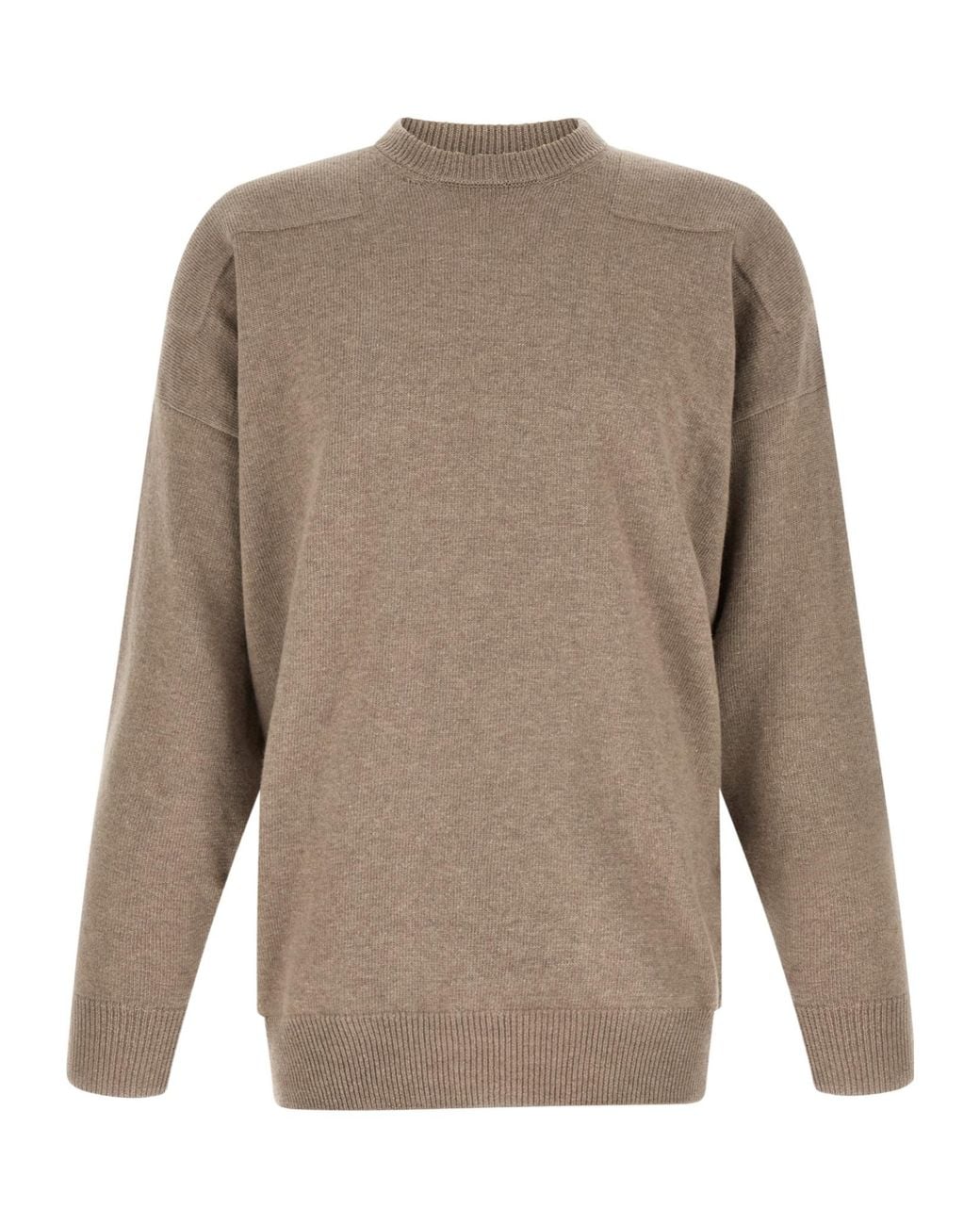 Jil Sander Brown Relaxed Knit Sweater for men