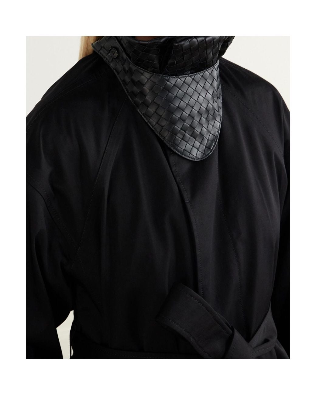 Bottega Veneta Black Trench Coat