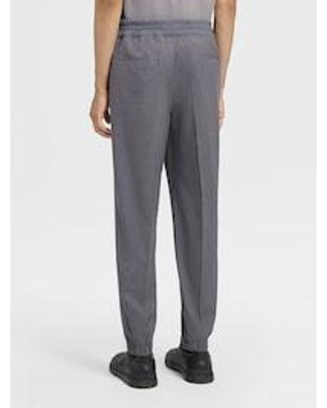 Zegna Gray High Performance Joggers for men
