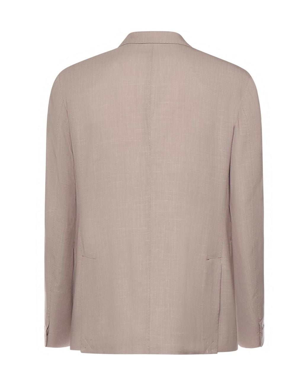 Eleventy Gray Patch Pocket Single-Breasted Blazer for men