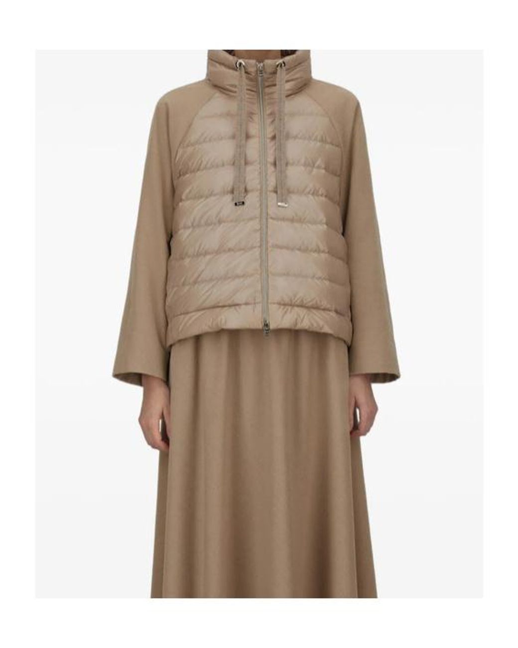 Herno Natural Stand-Up Collar Down Jacket