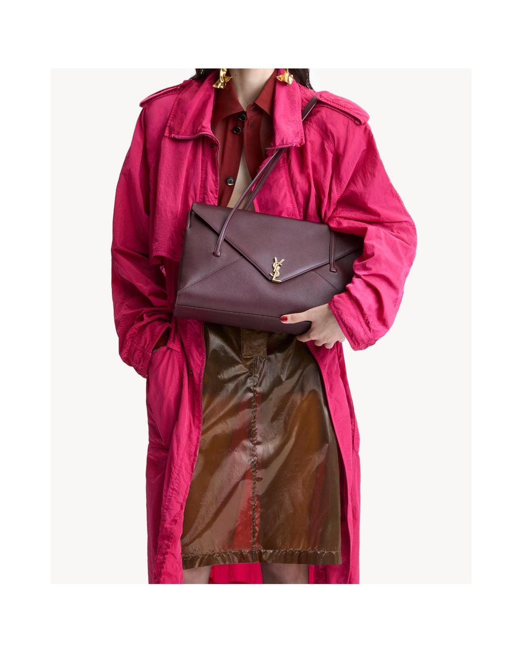 Saint Laurent Purple Simone Medium