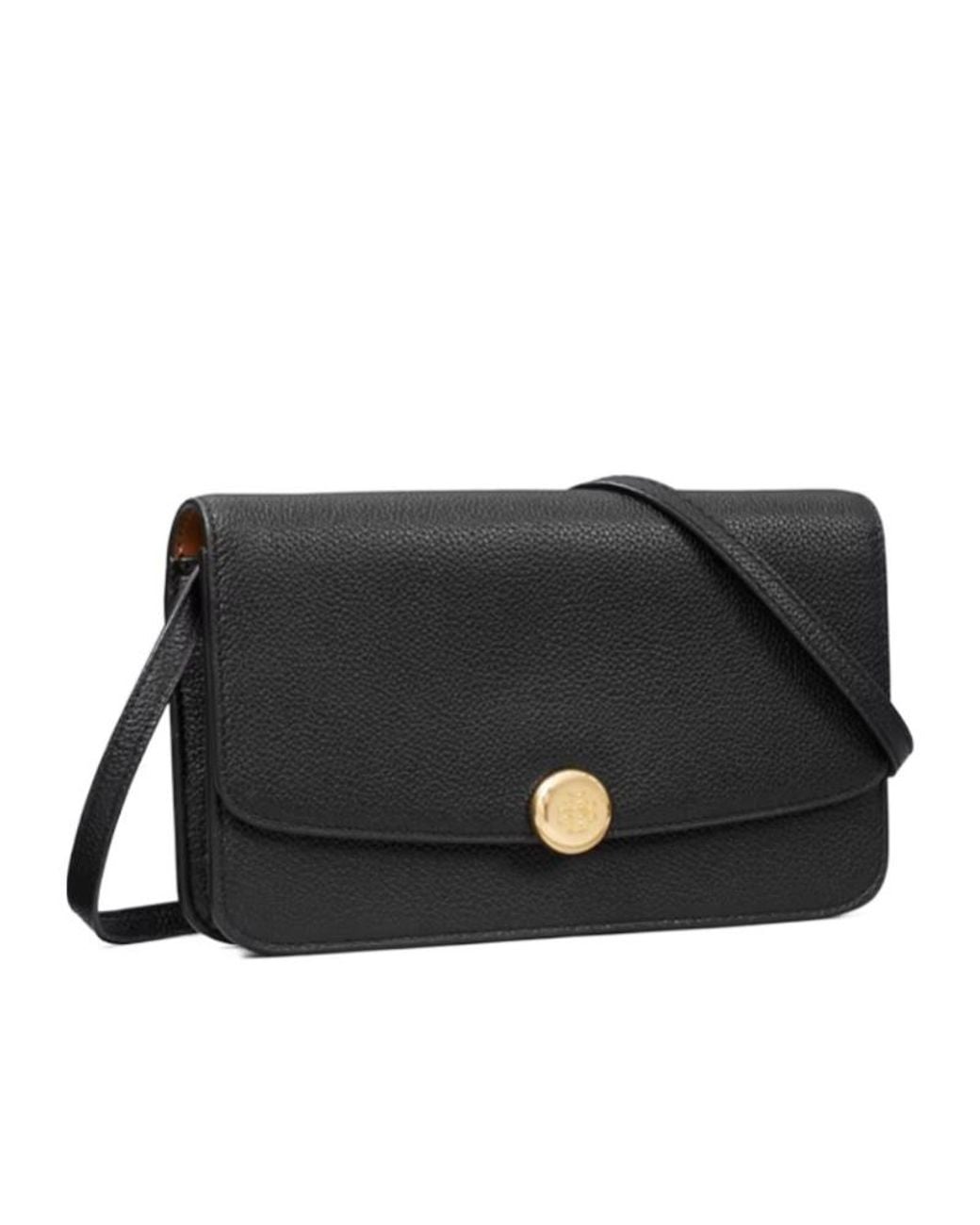Tory Burch Black Romy Flap Crossbody