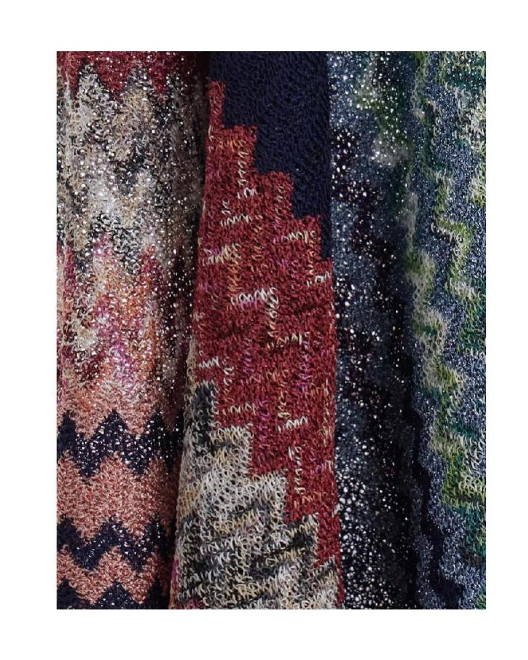Missoni Blue Patterned Shawl