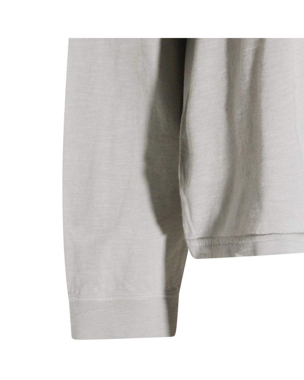 Maison Margiela Gray Logo Embroidered T-Shirt