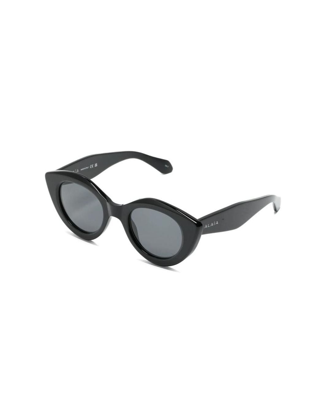 Alaïa White Alaïa Cat-Eye Frame Sunglasses
