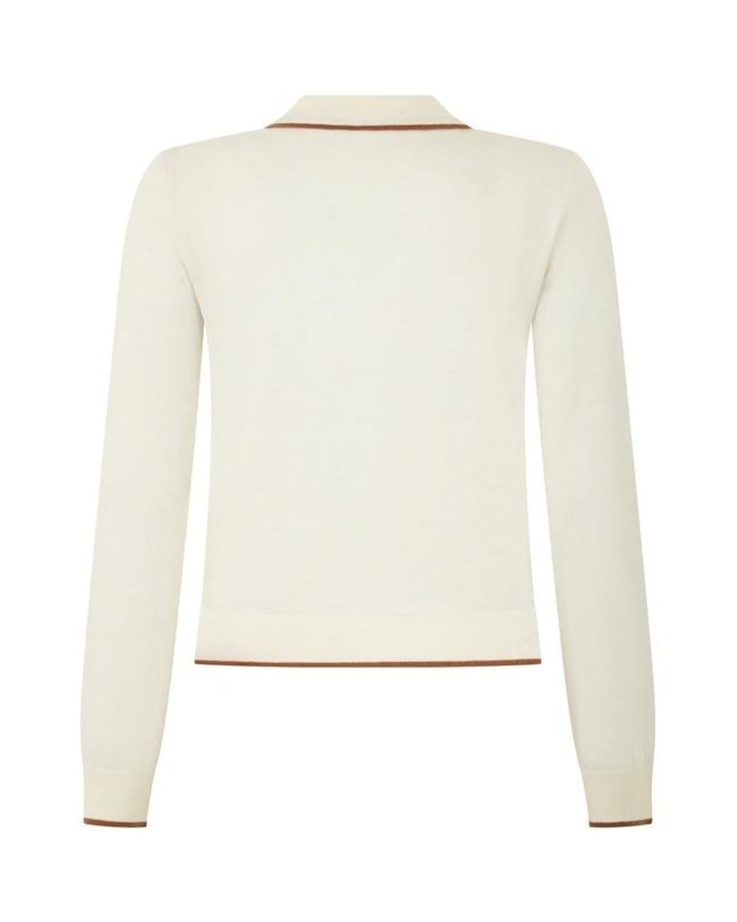 Max Mara White Studio Targa Button-Up Cardigan