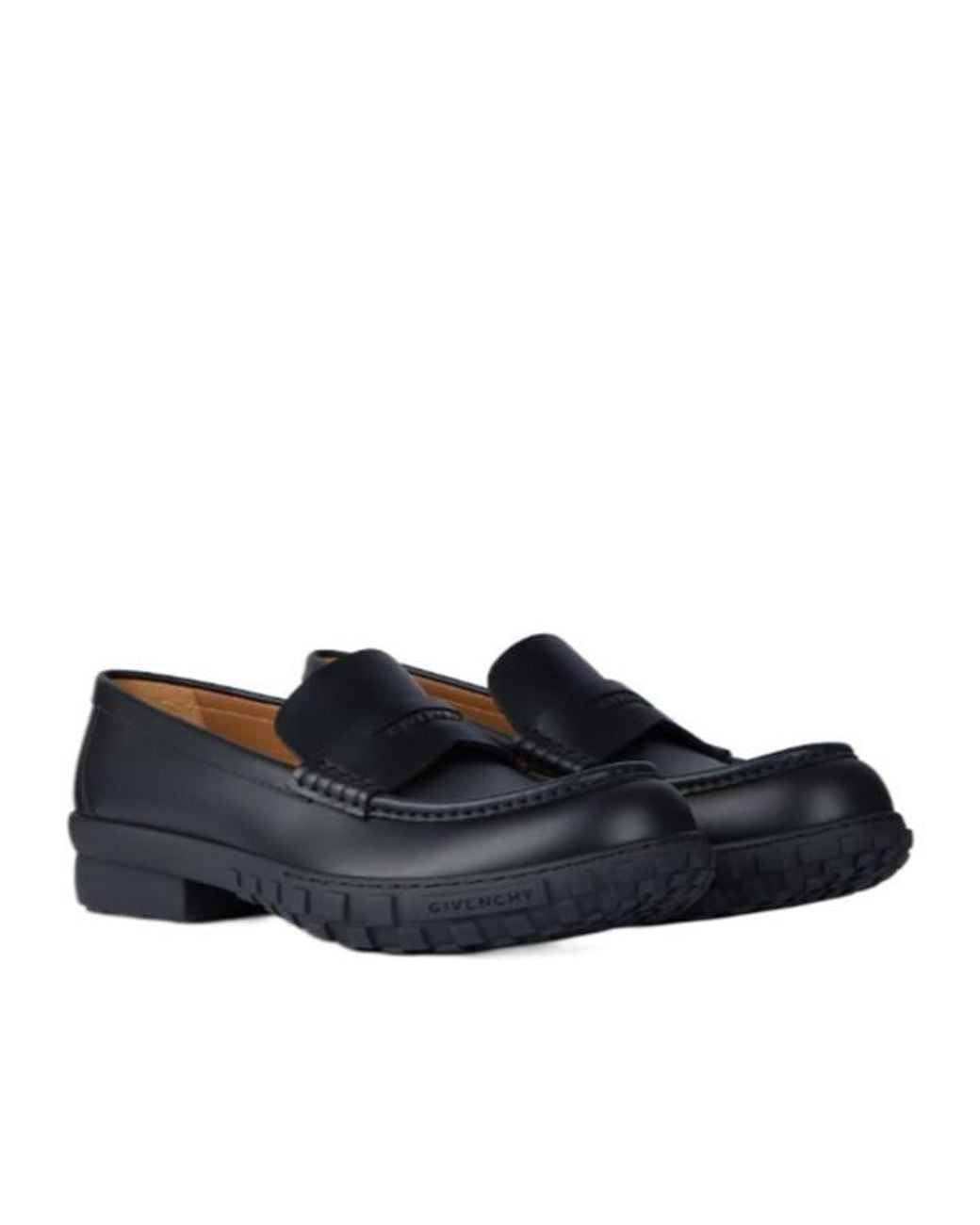 Givenchy Black Echo Loafers for men