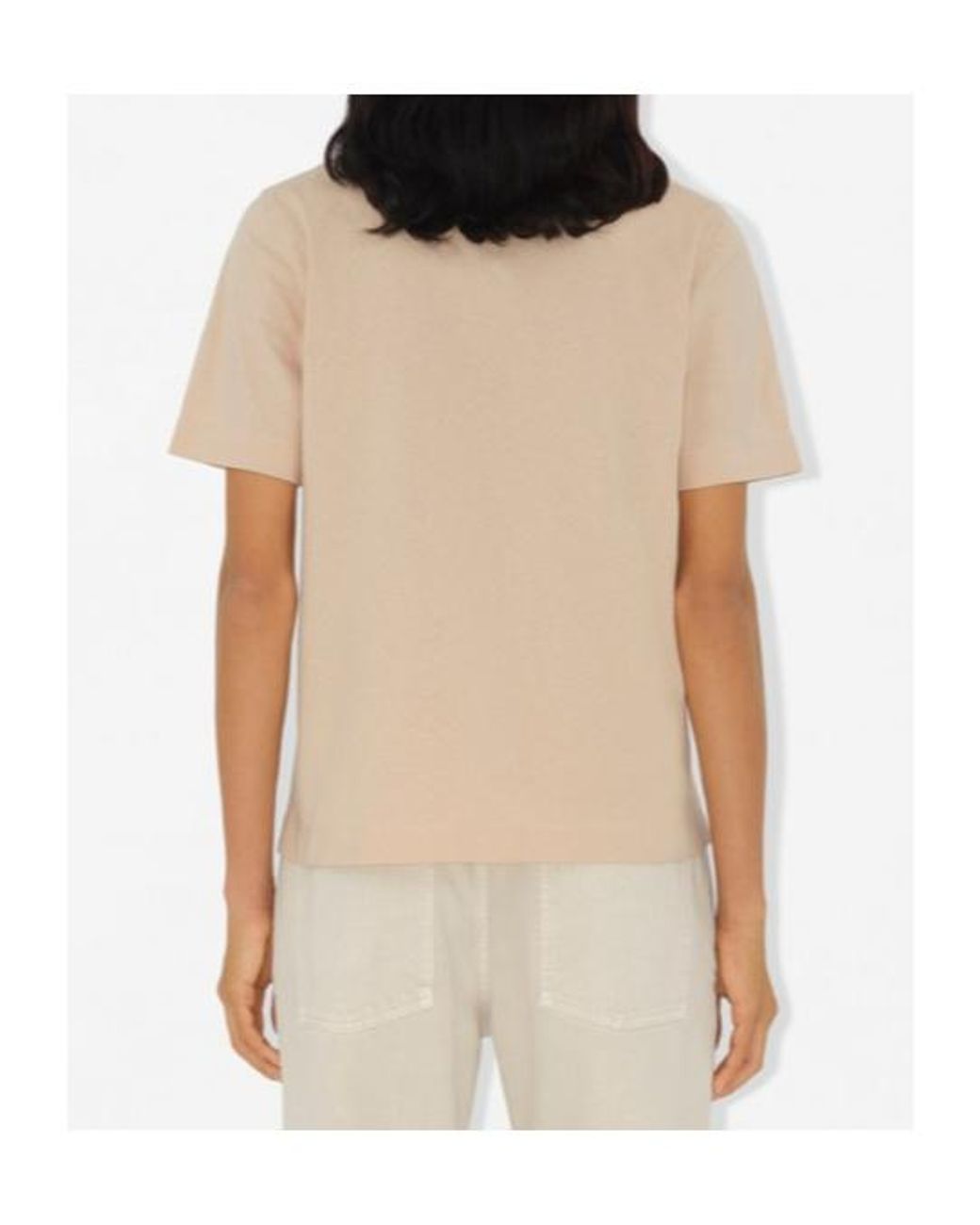 Burberry Natural Ekd Cotton T-Shirt