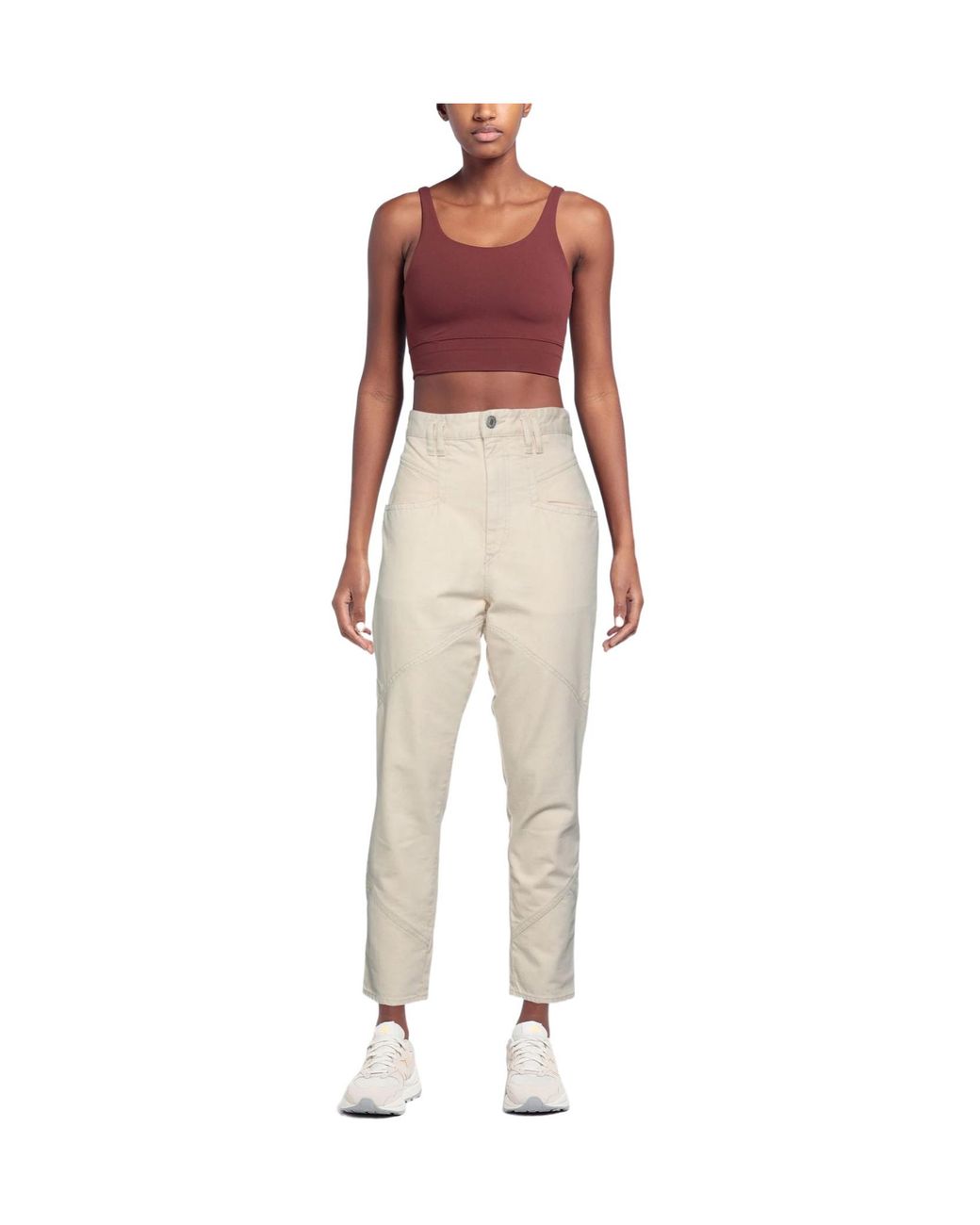 Isabel Marant Natural Slim-Fit Jeans