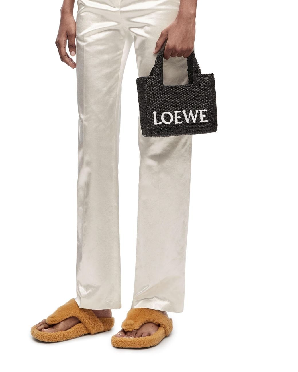 Loewe Black Mini Font Tote