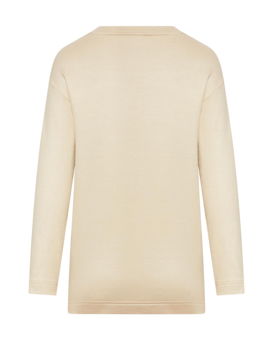 Max Mara Natural Berma Crewneck Long-Sleeved Sweatshirt