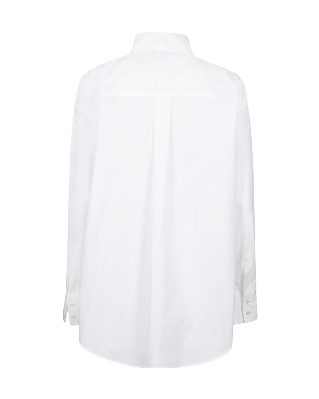 Fabiana Filippi White Long Sleeved Poplin Shirt