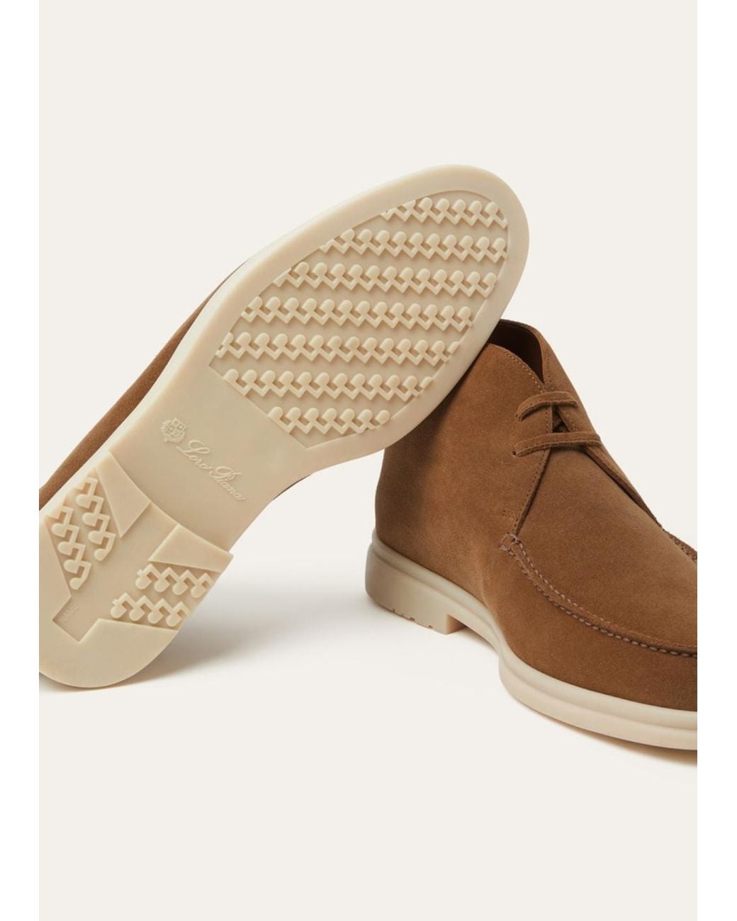 Loro Piana Brown Walk And Walk Ankle Boot for men