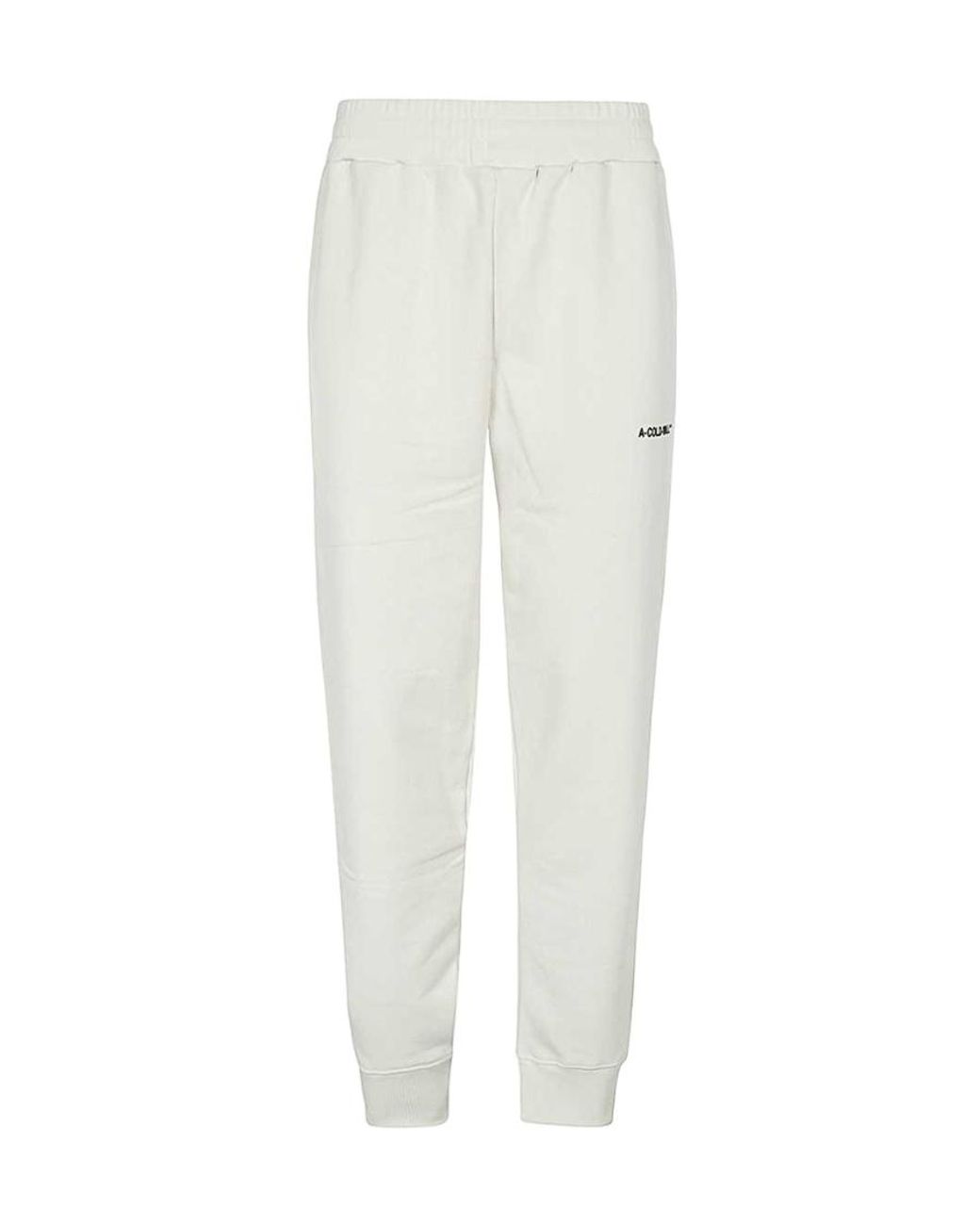 A_COLD_WALL* White Logo-Print Cotton Track Pants for men