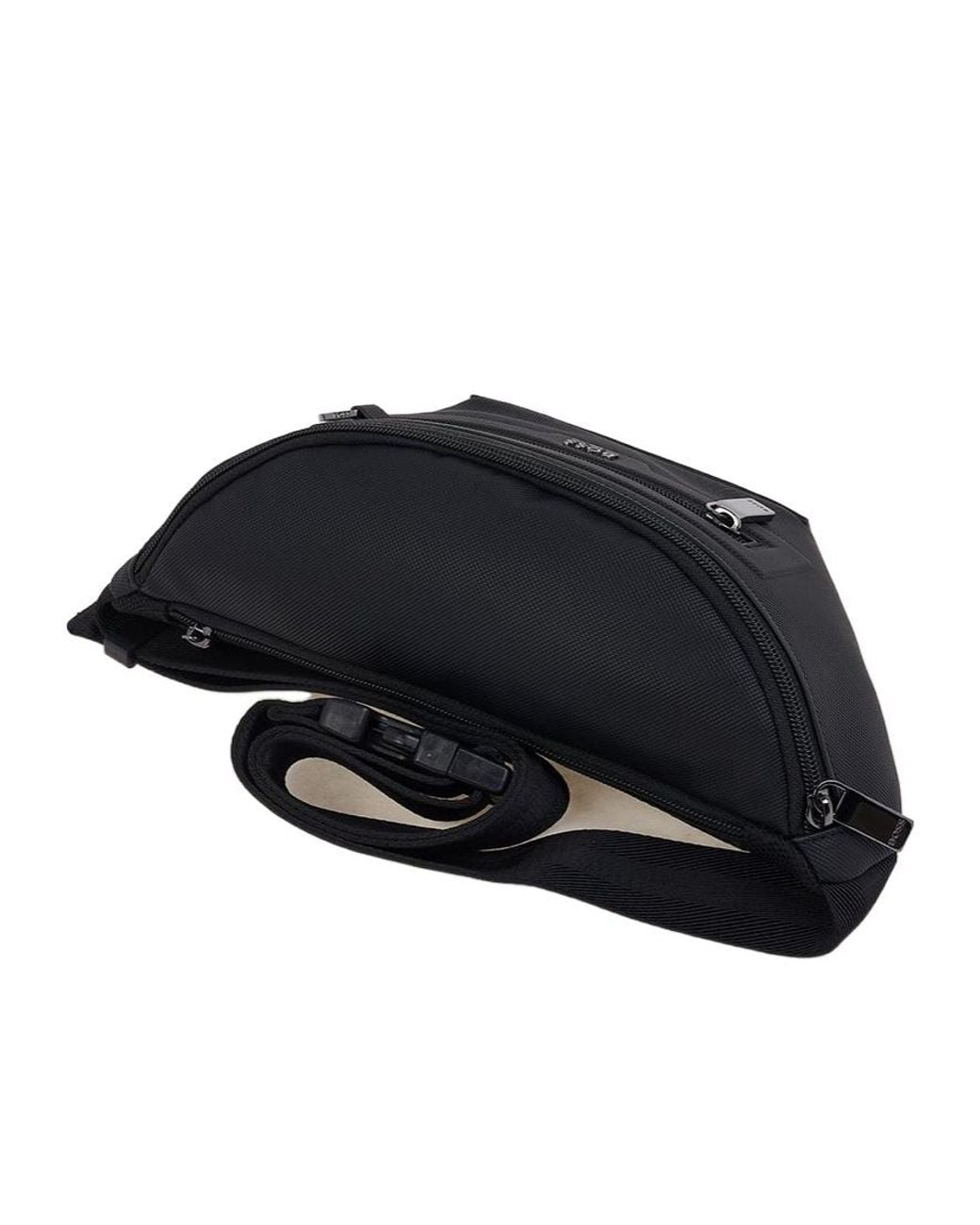 Boss Black Zip Belt Bag for men