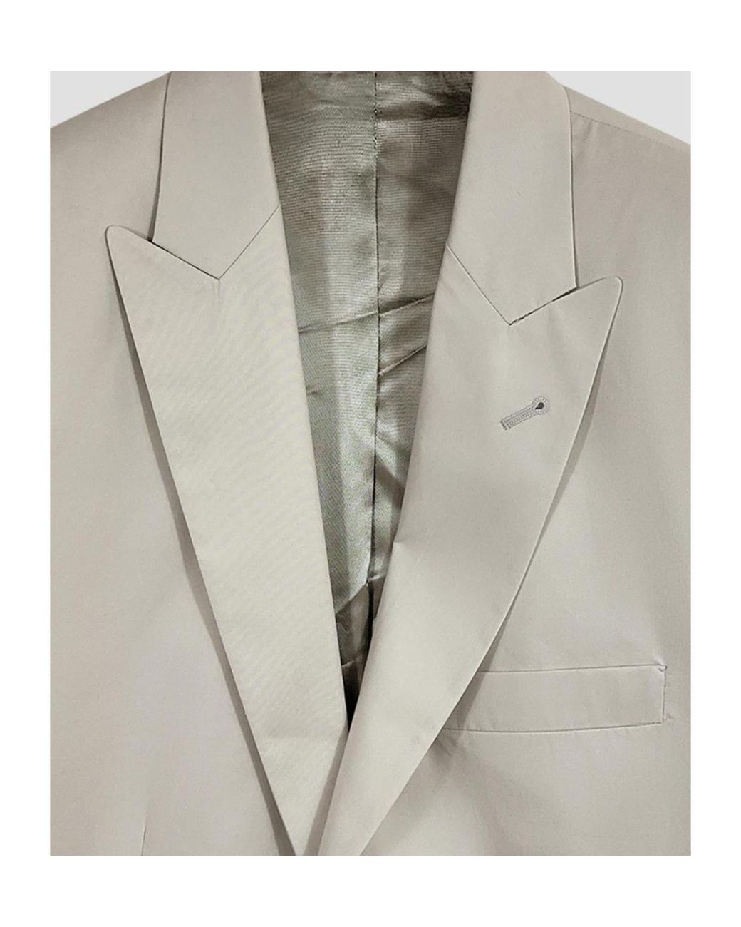 Rier Gray Long-Sleeved Suit Jacket for men
