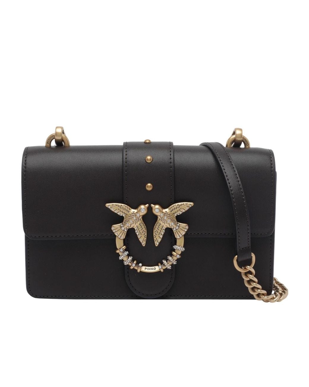 Pinko Black Mini Love Bag One Crossbody Bag