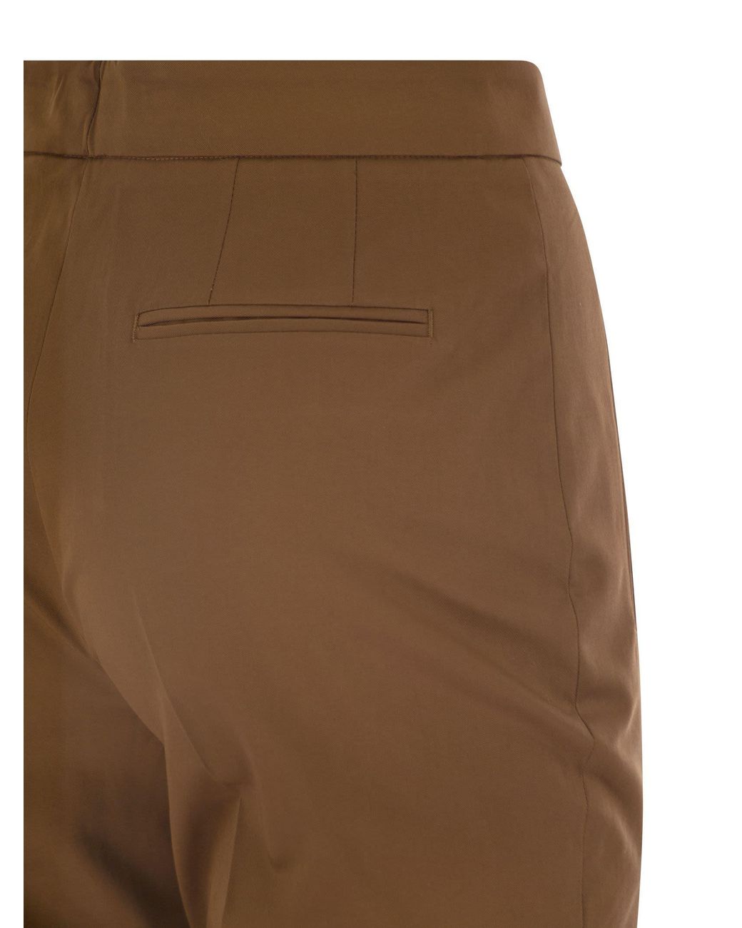 Pt Pantaloni Brown Pt Torino Frida Pleated Slim-Fit Pants