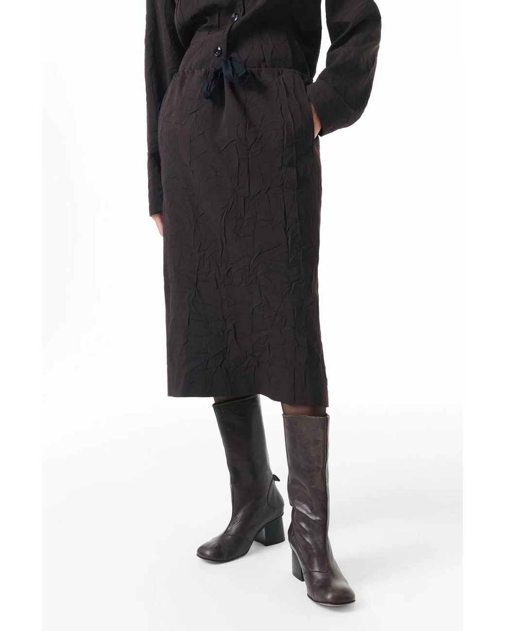 Our Legacy Black Crush Skirt