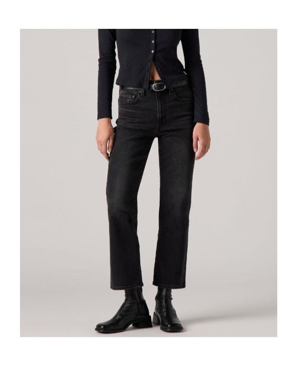Levi's Blue 725 Kick Boot Bootcut Jeans