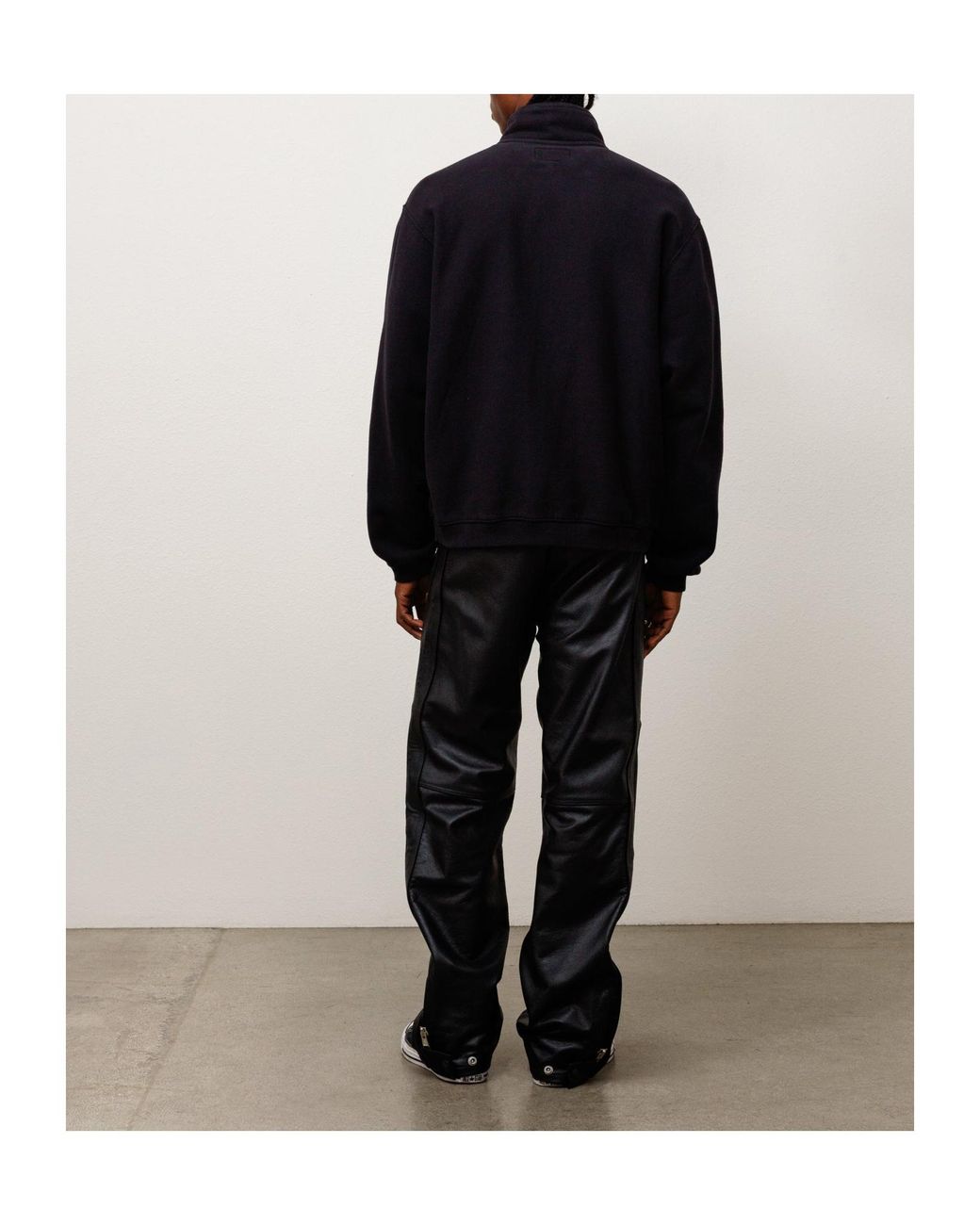 Stussy Blue Stüssy Zip-Up Funnel-Neck Sweatshirt for men