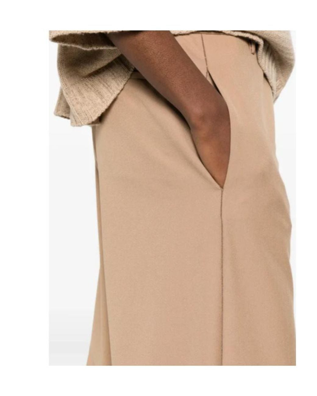 Fabiana Filippi White Wide-Leg Tailored Pants