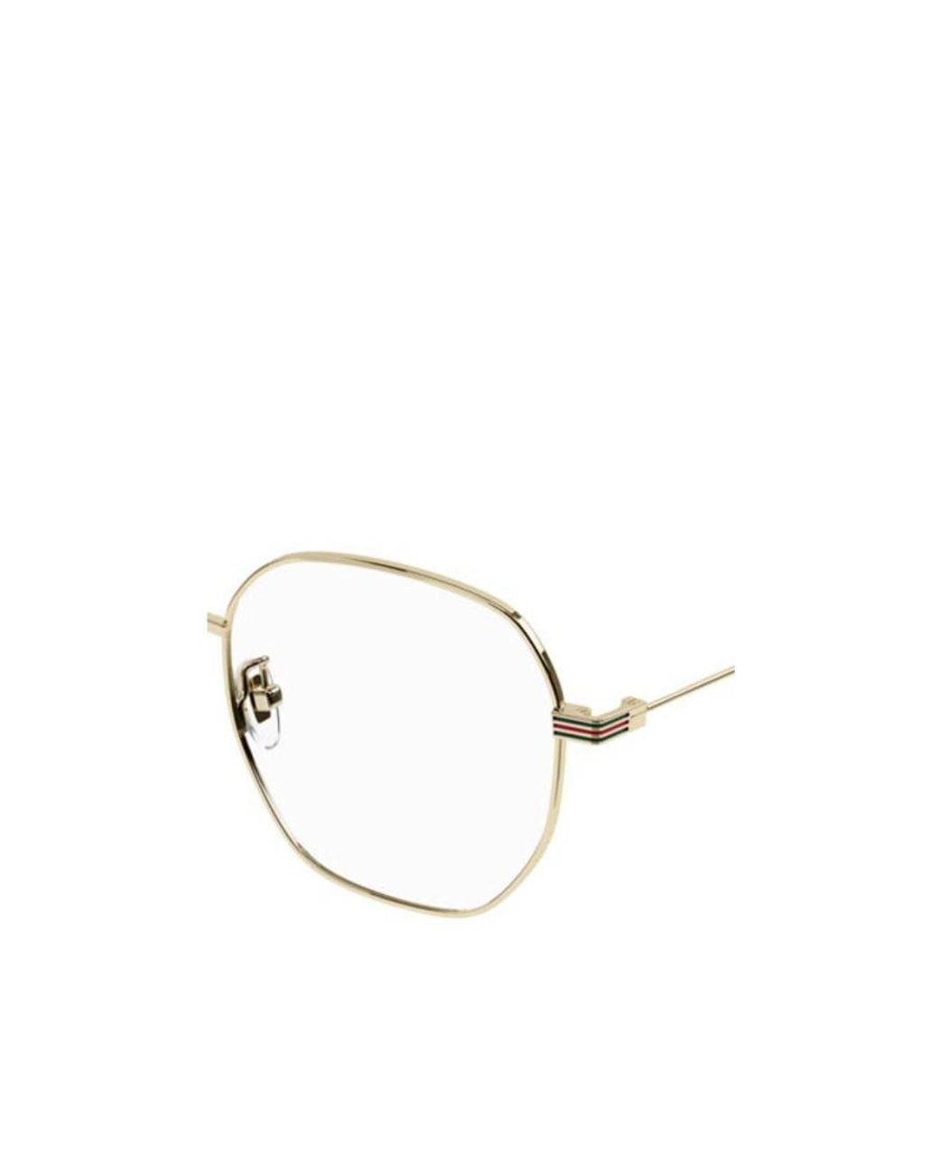 Gucci Natural Eyewear Round Frame Glasses for men