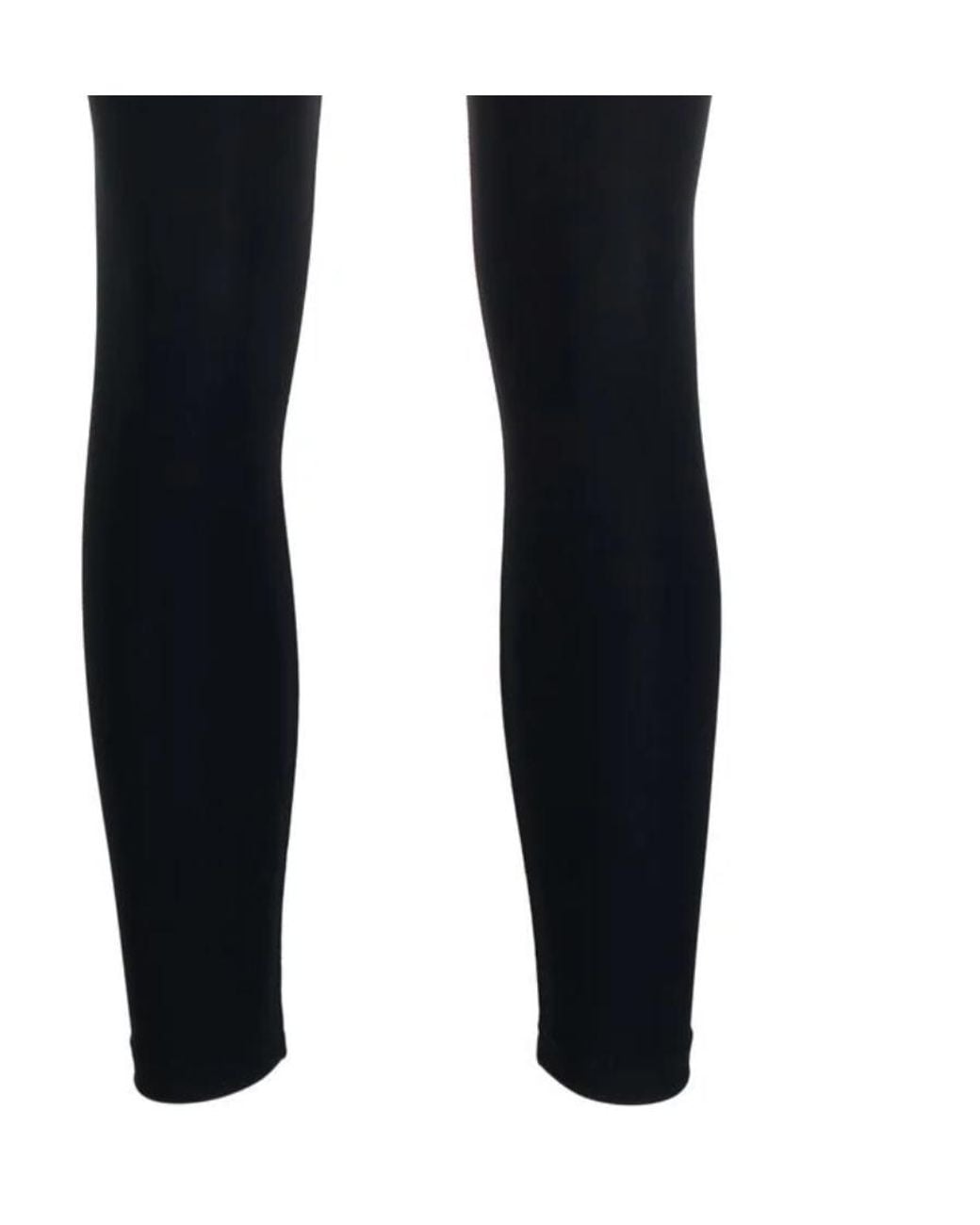 Palm Angels Black Logo Band Leggings