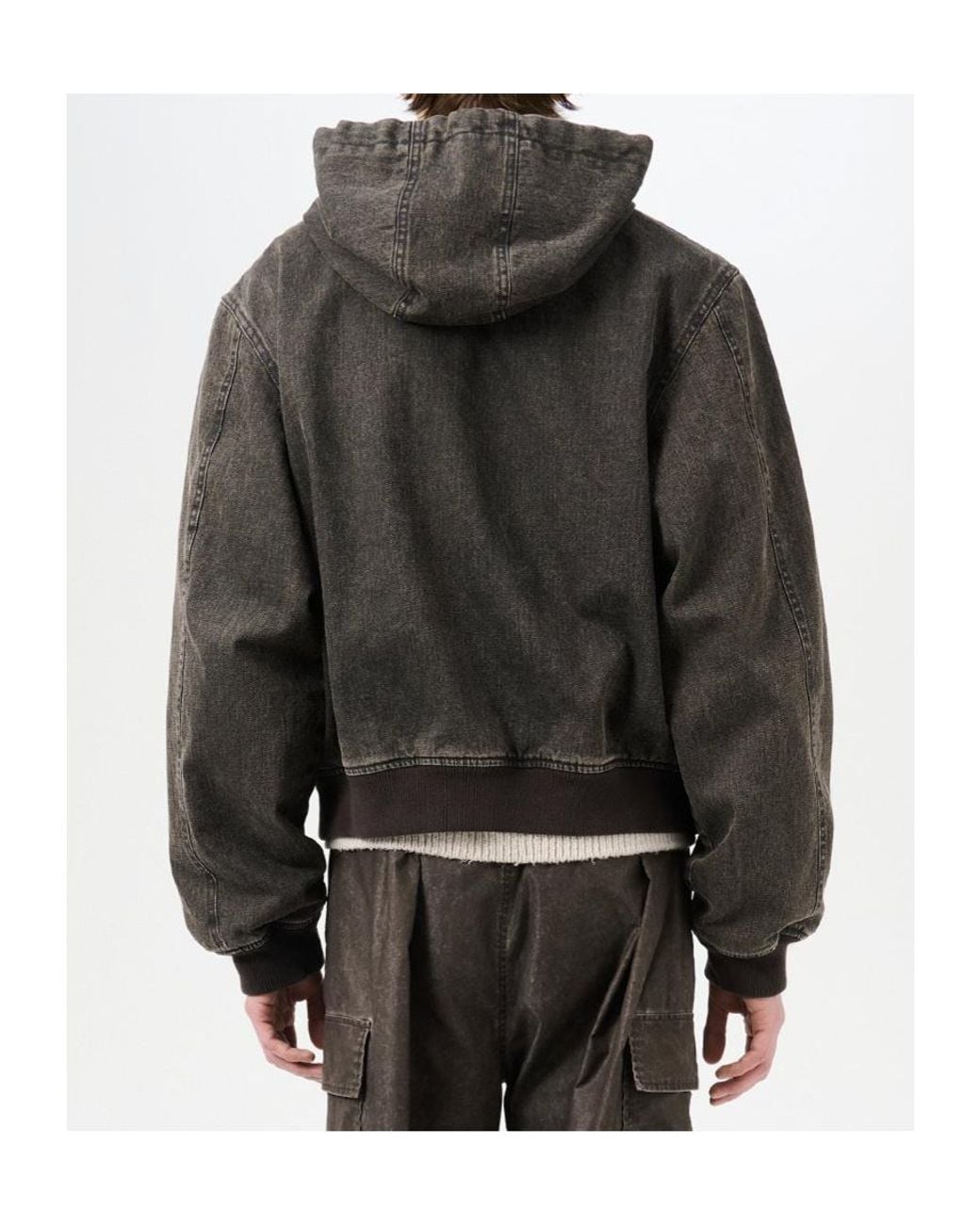 Our Legacy Gray Bank Hooded Jacket for men