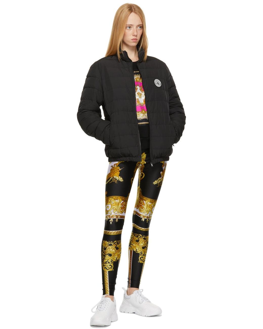 Versace Black Logo-Print Sweatshirt