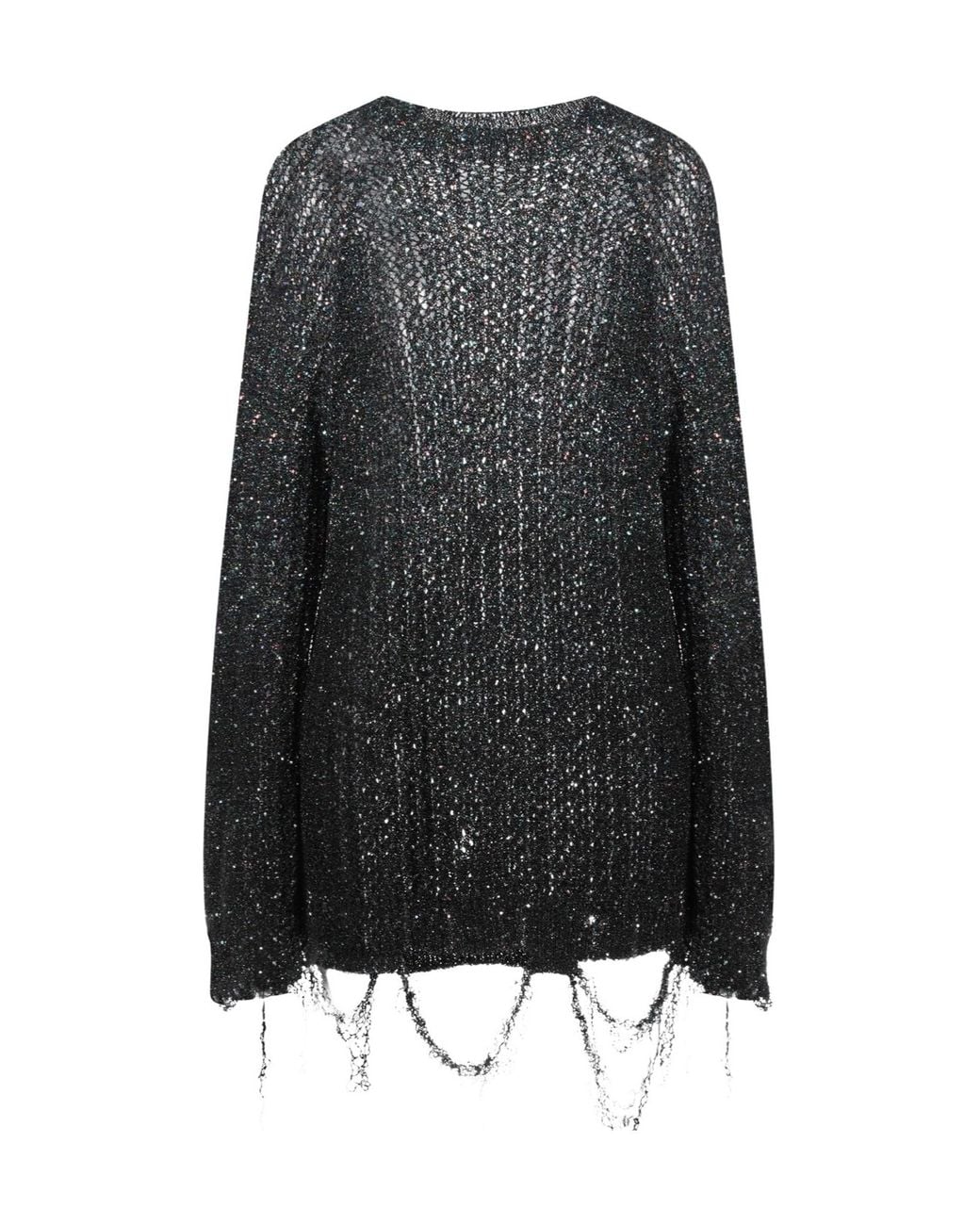 Maison Margiela Gray Solid Color Knitted Top