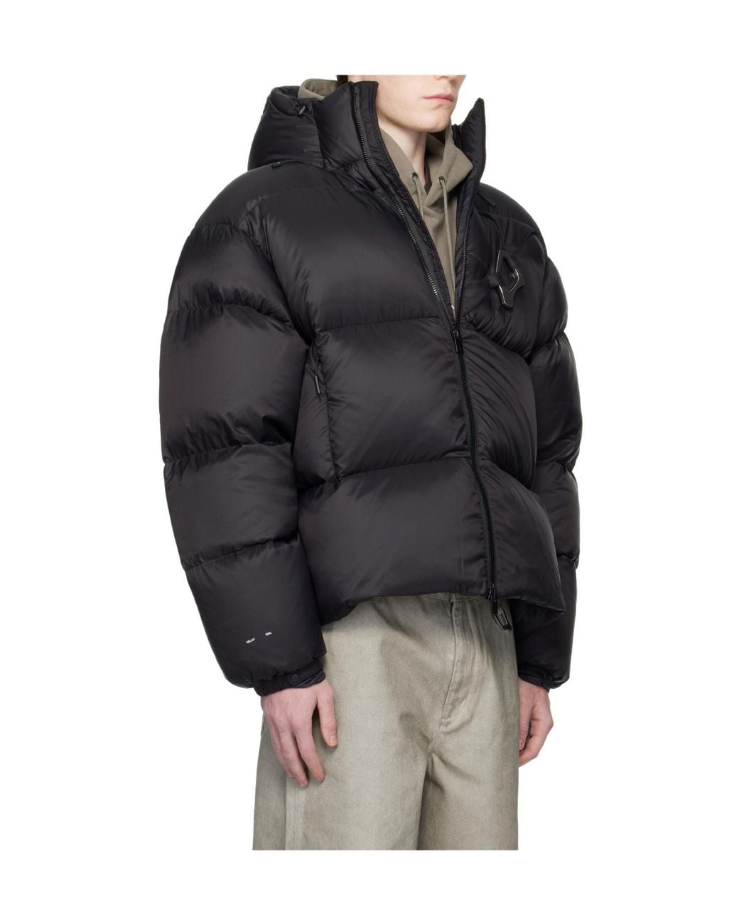 HELIOT EMIL Black Lumen Down Jacket for men