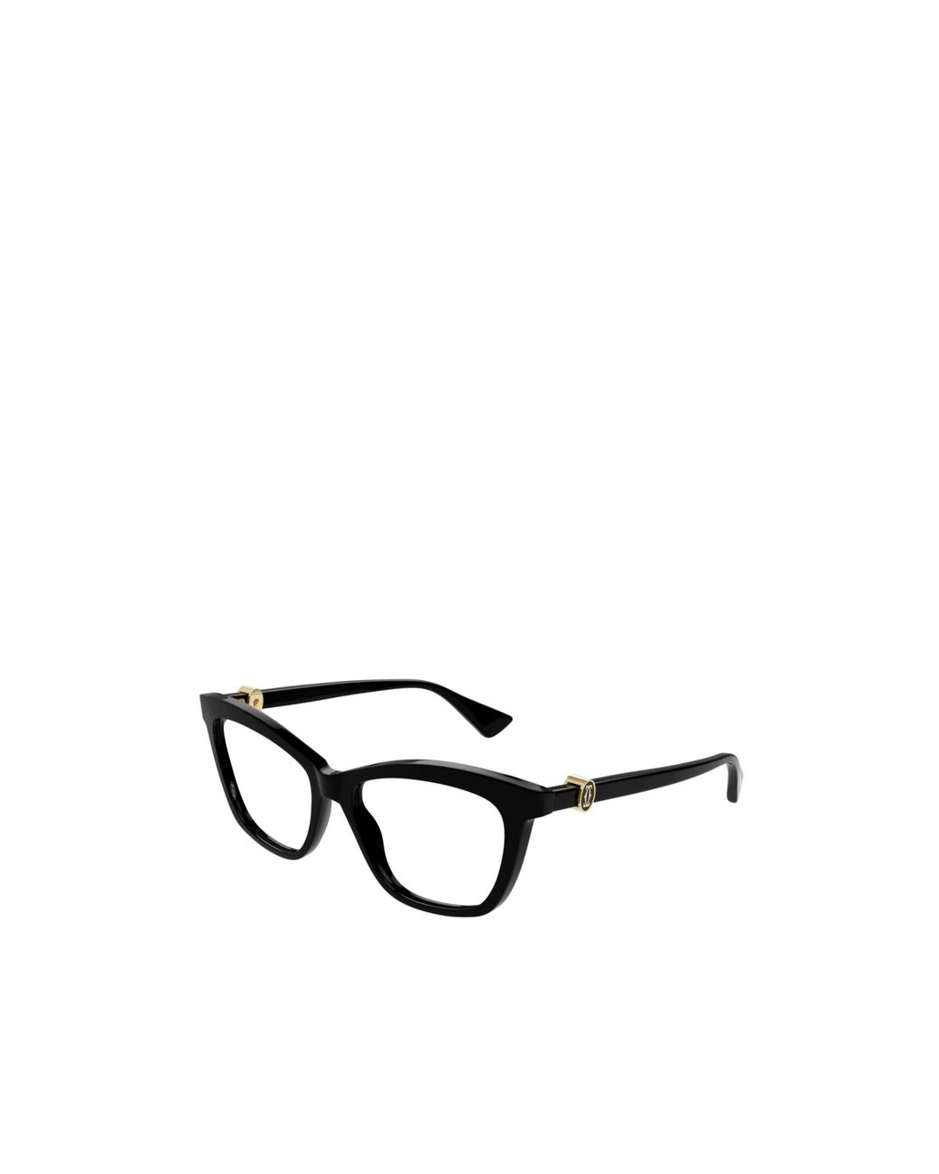 Cartier White Cat-Eye Frame Glasses