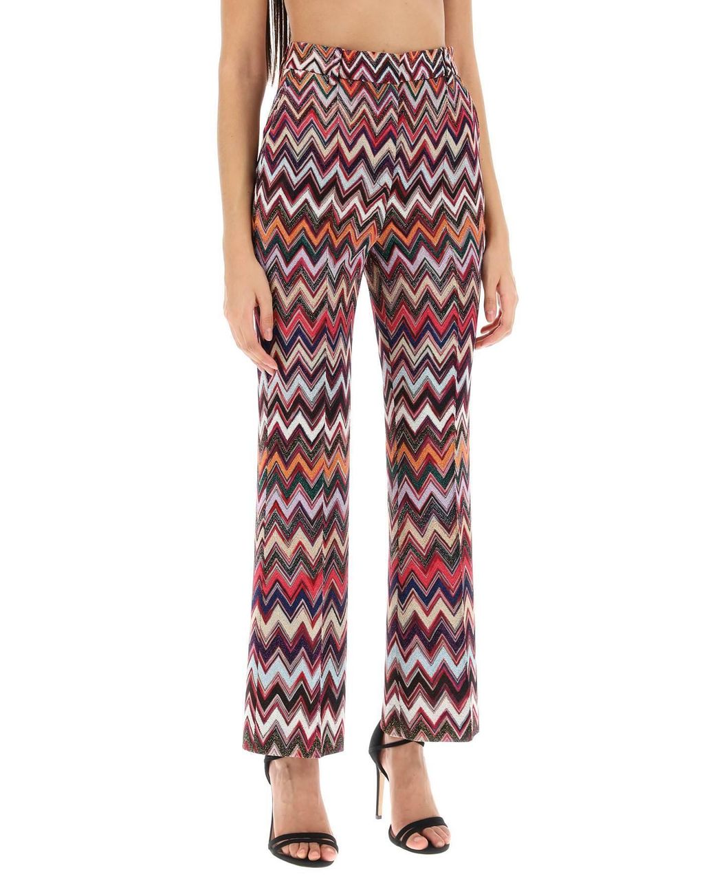 Missoni Red Zigzag Trousers