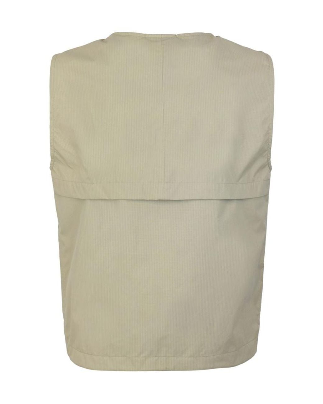 K-Way Green V-Neck Zip-Up Gilet for men