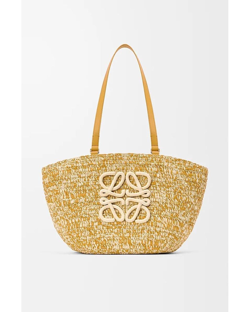 Loewe Metallic Logo Basket Bag