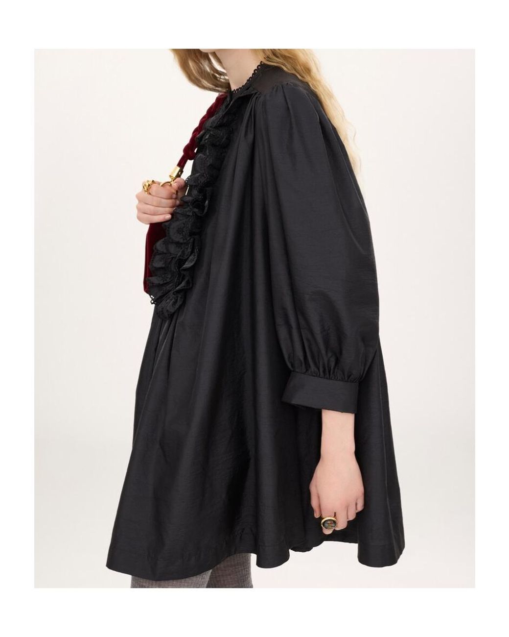 Chloé Black Chloé Long-Sleeved Mini Dress